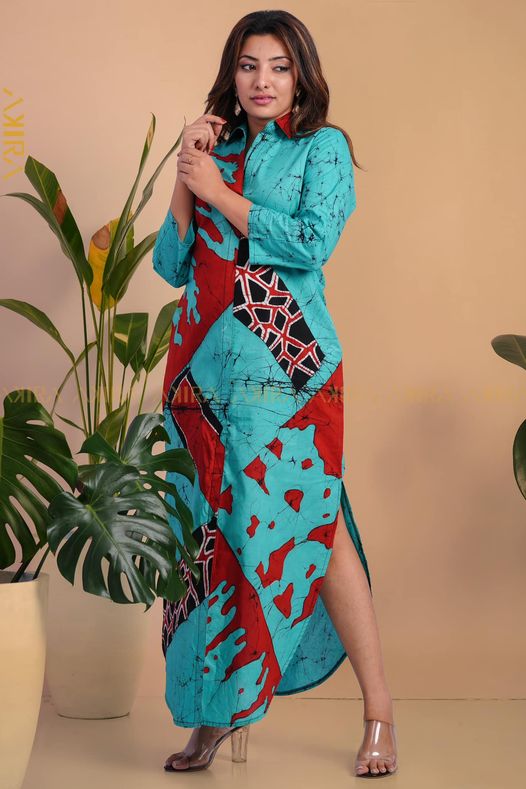 Katherine Batik Designer Dress