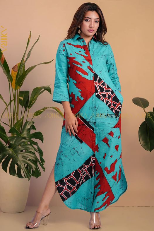 Katherine Batik Designer Dress